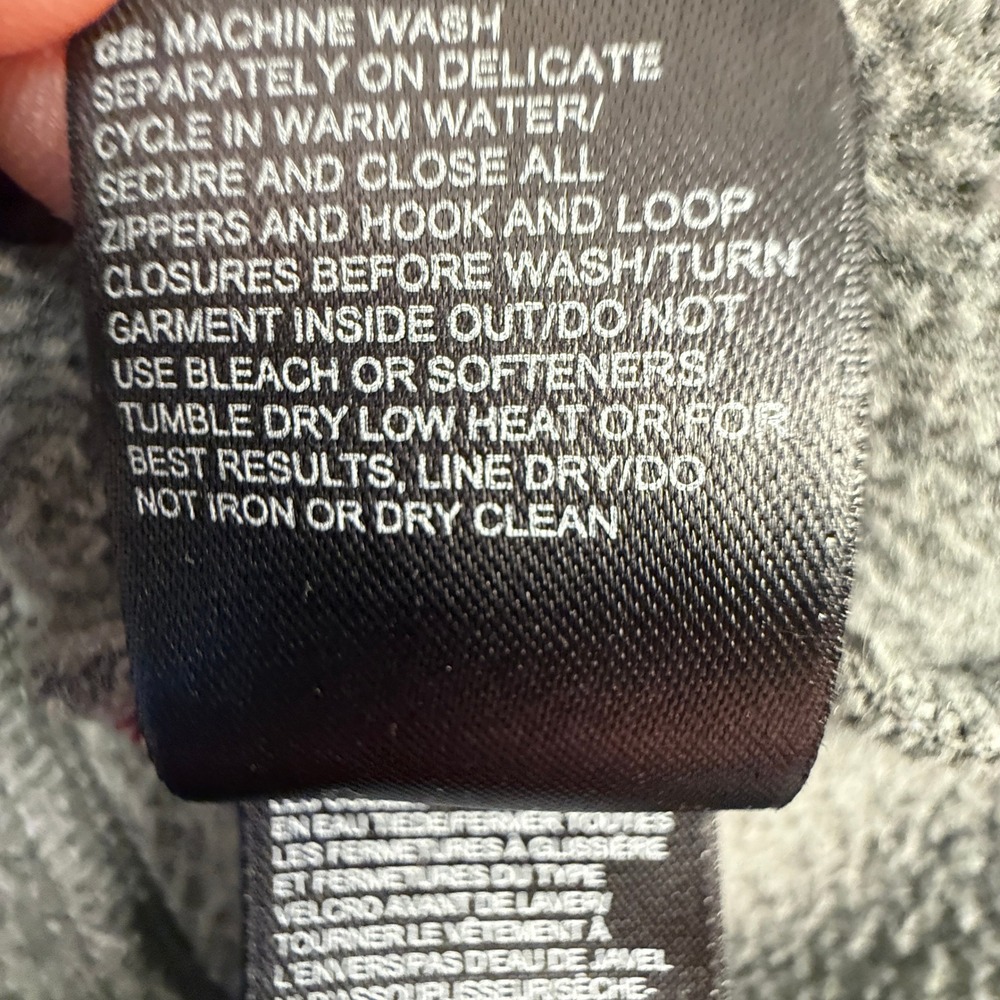 The North Face 1/4 Zip Fleece Sweater Pullover Womens Small Gray - Picture 9 of 12